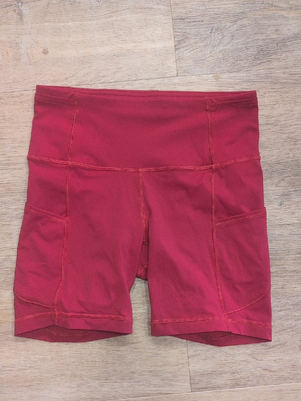 lululemon athletica Red Women's Bike Shorts